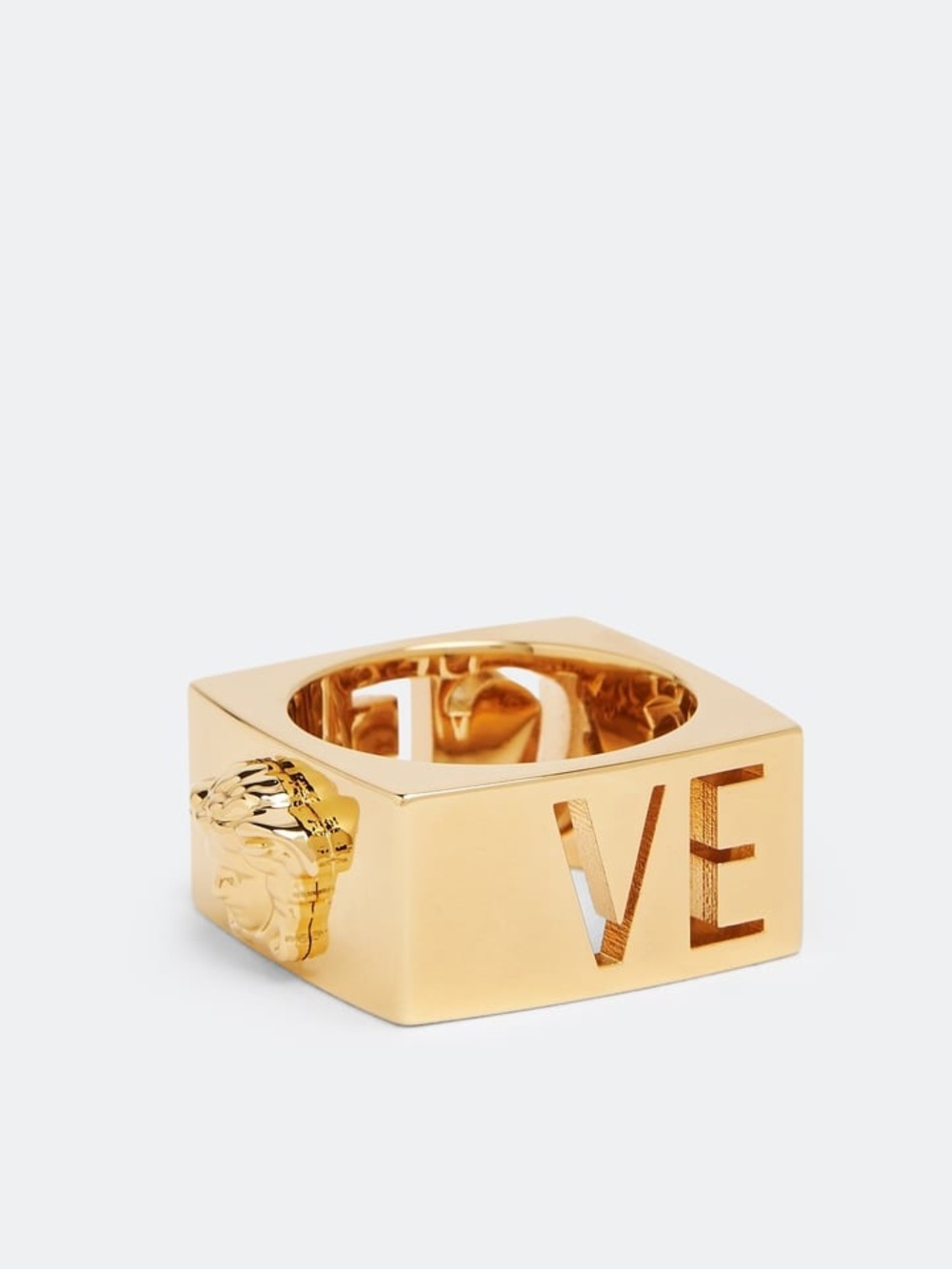 Versace Medusa logo ring